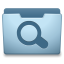 Ocean Blue Searches Icon 64x64 png
